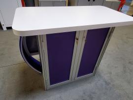 MOD-1550 Reception Counter with Locking Storage